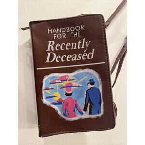 Recently Deceased Crossbody Zippered Bag Purse Beetlejuice Cosplay Halloween